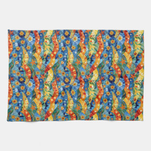 Beautiful abstract colorful design kitchen towel