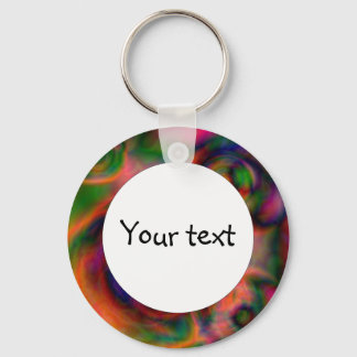Beautiful abstract design keychain