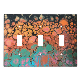 Beautiful abstract designed light switch cover