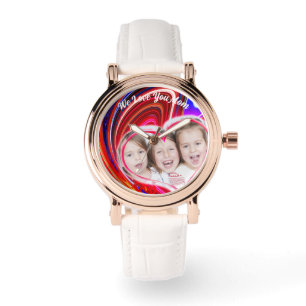 Beautiful Abstract Elegant Rose Gold Watch