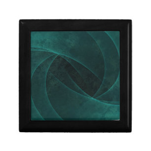 Beautiful Abstract Emerald Green Gift Box