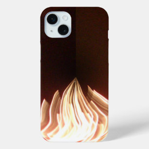 "Beautiful Abstract Flame" Art Print iPhone 15 Plus Case