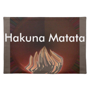 Beautiful Abstract Flame Art Print Cloth Placemat