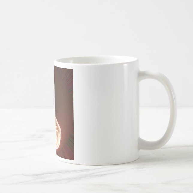 Beautiful Abstract Flame Art Print Coffee Mug (Right)