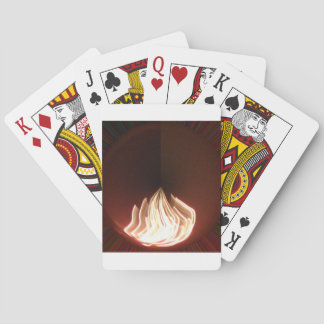 Beautiful Abstract Flame Art Print Poker Cards