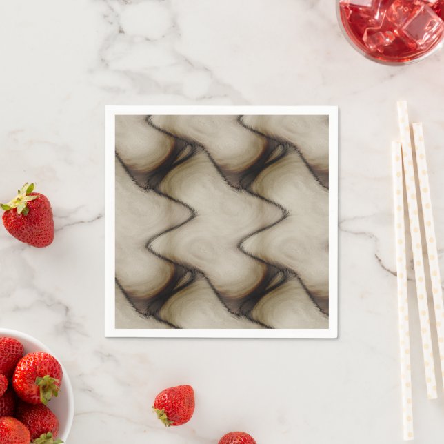 Beautiful Abstract Leave a Long Lasting Impression Napkins (Insitu)