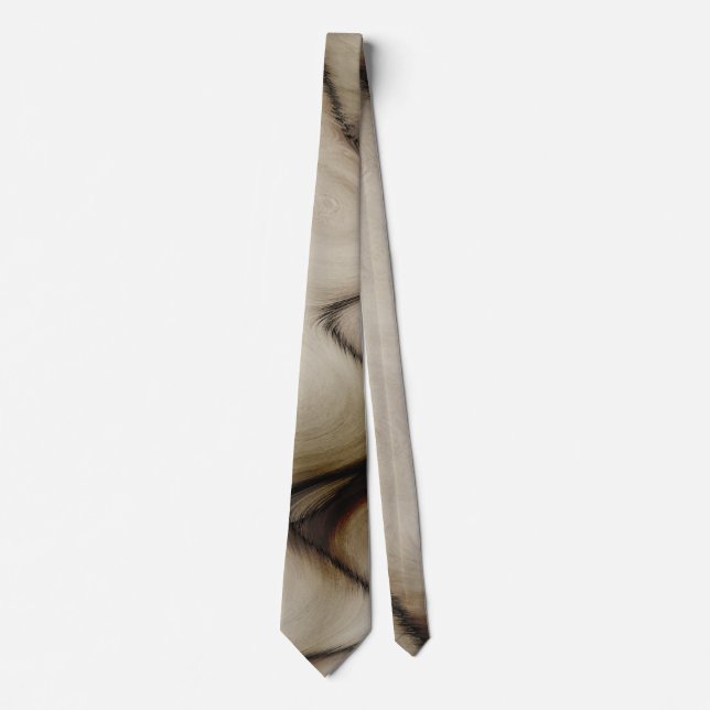 Beautiful Abstract Leave a Long Lasting Impression Neck Tie (Front)