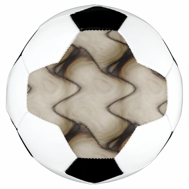 Beautiful Abstract Leave a Long Lasting Impression Soccer Ball (Front)