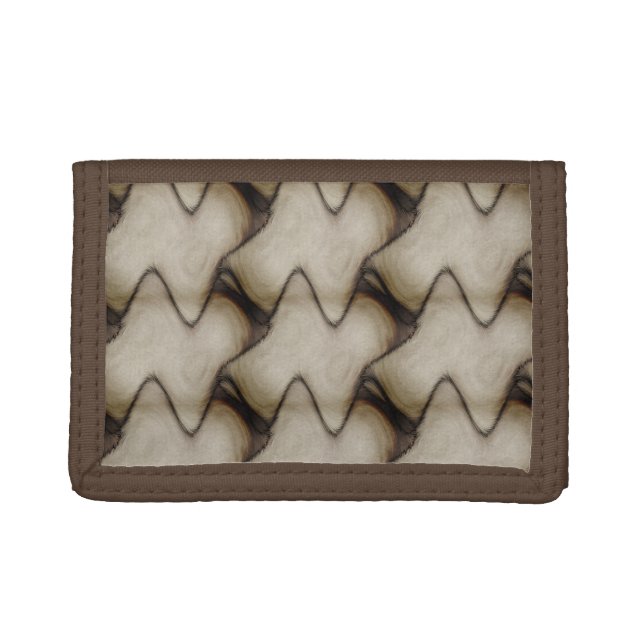 Beautiful Abstract Leave a Long Lasting Impression Tri-fold Wallet (Front)