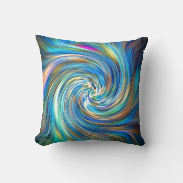 Beautiful Abstract Pattern Throw Pillow (Front)