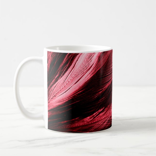 Beautiful Abstract pink Dark Wall Background,Textu Coffee Mug (Left)