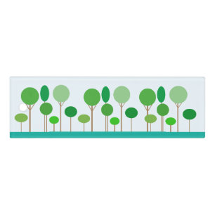 Beautiful Abstract Trees Ruler