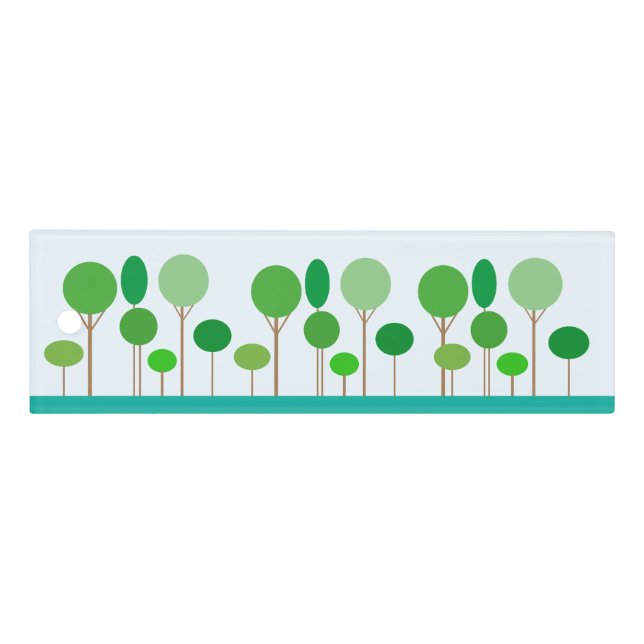 Beautiful Abstract Trees Ruler (Front)