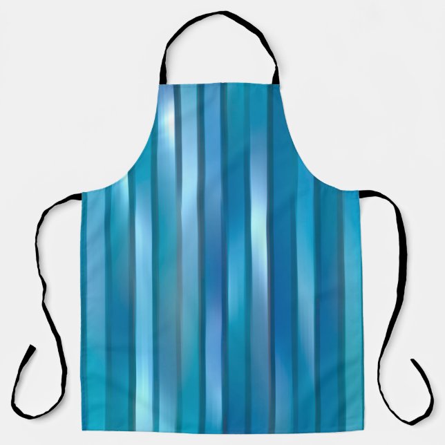 Beautiful abstract vertical blue background with l apron (Front)