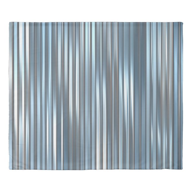 Beautiful abstract vertical blue background with l duvet cover (Front)