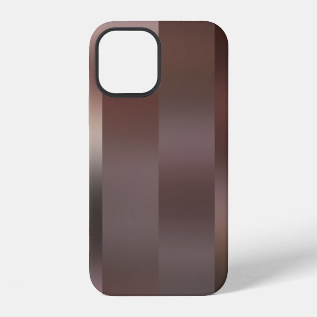 Beautiful abstract vertical brown background with  iphone case (Back)