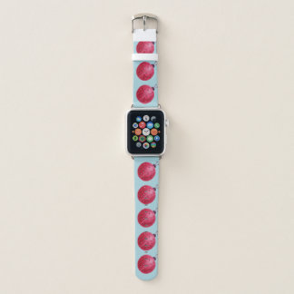 Beautiful Abstract Watercolor Ladybug Apple Watch Band