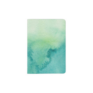 Beautiful Abstract Watercolor Passport Holder