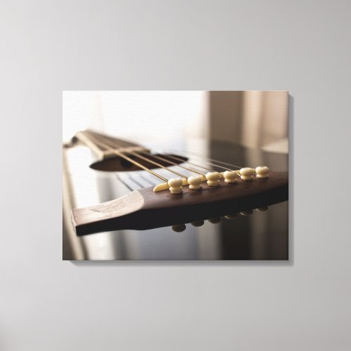 beautiful Acoustic guitar for music lover Canvas Print