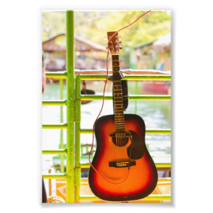 Beautiful Acoustic Guitar Photo Print