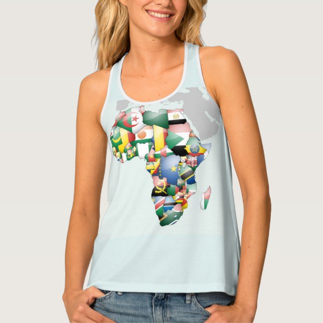 Beautiful Africa Tank Top (Front)