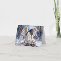Beautiful African American Christmas Angel
