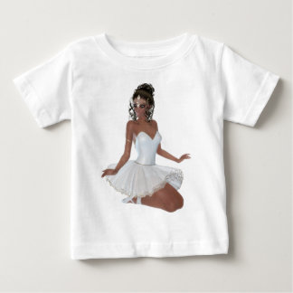 Beautiful African American Woman Ballerina Baby T-Shirt