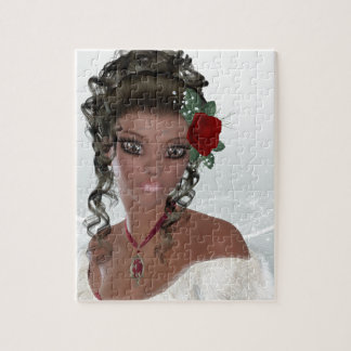 Beautiful African American Woman Jigsaw Puzzle