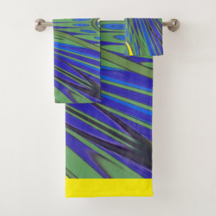 Beautiful African Art Bath Towel Set