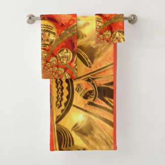 Beautiful African Bath Towel Set