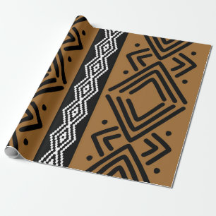Beautiful African Bogolan Gift Wrap