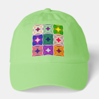 Beautiful African Checkered Art Print Hat