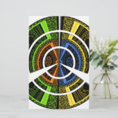 Beautiful African colorful Circular Illustrations  (Standing Front)