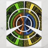 Beautiful African colorful Circular Illustrations  (Front)