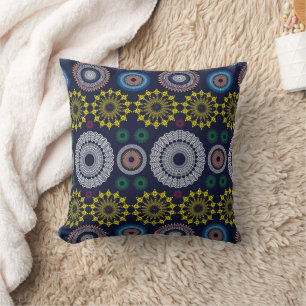 Beautiful African Geometric Ethnic patterned Throw Pillow