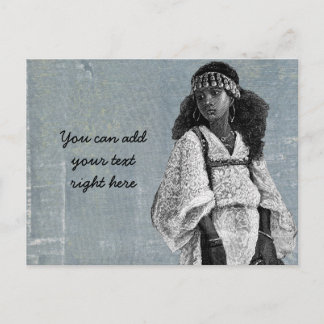 Beautiful African Girl Postcard