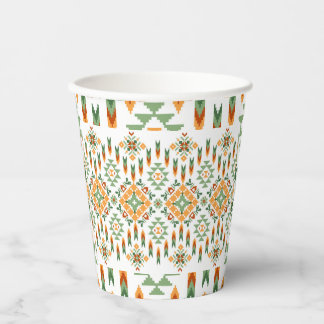 Beautiful African Knitted Pattern Paper Cups