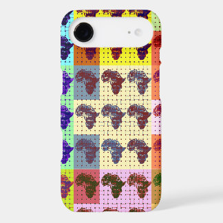 Beautiful African Map Checkered Pap art ethnic iPhone 17 Air Case
