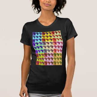 Beautiful African Map Checkered Pap art ethnic T-Shirt