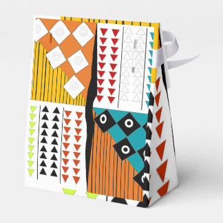 Beautiful African Print Favor Boxes