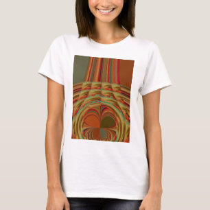 Beautiful African Traditional Golden Brown Motif  T-Shirt