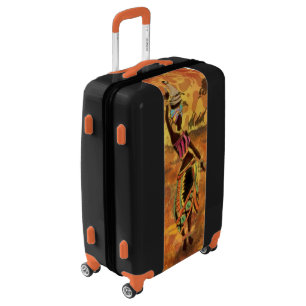 Beautiful African Woman Luggage