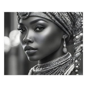 Beautiful African woman Photo Print