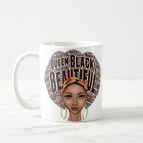 Beautiful Afrocentric Strong Black Queen Coffee Mug