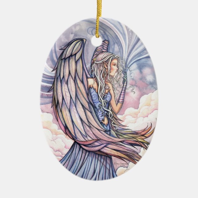 Beautiful Agel Christmas Ornament (Front)