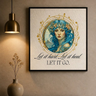 Beautiful AI Inspirational Quote Fairy Queen Canvas Print