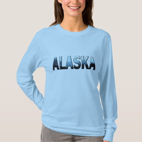 Beautiful Alaska Ladies Long Sleeve T_Shirt