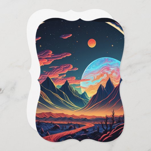 Beautiful Alien planet (Front/Back)