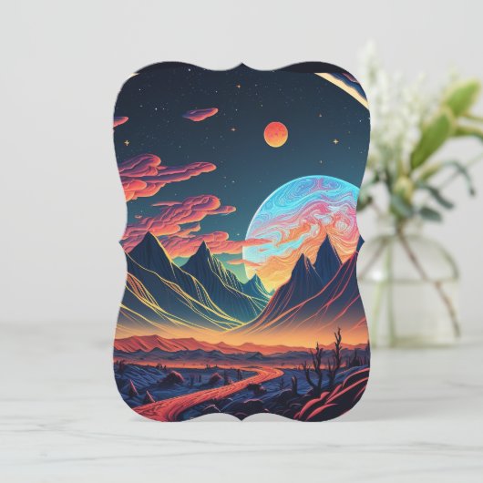 Beautiful Alien planet (Standing Front)