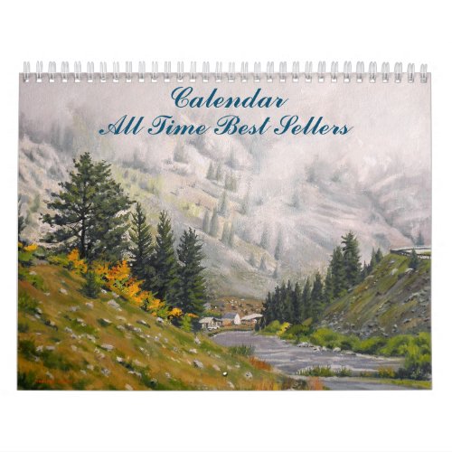 Beautiful All Time Best Sellers 2024 Calendar